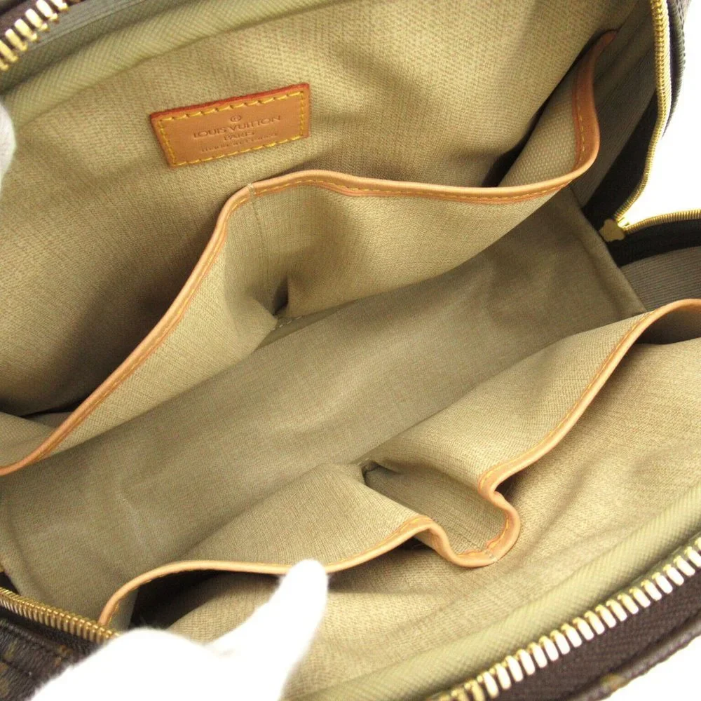 LOUIS VUITTON Trouville Boston Hand Bag Monogram Canvas Used LV women GHW